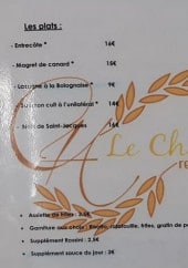 Menu Le Château - Les plats, burgers, menu enfant,...