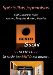 Menu Bento Sushi - carte et menus bento draguignan