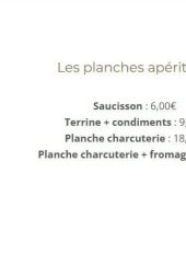 Menu Le Badger - La carte