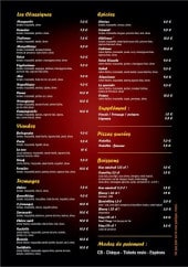 Menu Pizz'a gogo - Pizzas et boissons 
