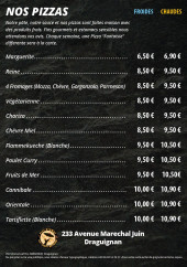 Menu Pizz'otomat - Les pizzas