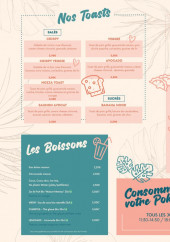 Menu Pohmaë - Les toasts, sides,....