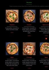 Menu Rosate Pizze - Les pizzas p1