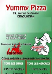 Menu Yummy Pizza - Carte et menu Yummy Pizza Draguignan
