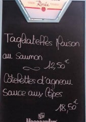Menu Lou Cigalou - Un exemple de plat du jour