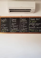 Menu Au bon accueil - Exemple de menu