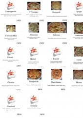 Menu Le Stella - Les pizzas