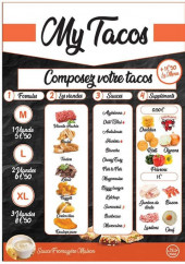 Menu O' My Tacos - Tacos personnalisé