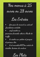Menu Lou Cigaloun - Les entrées, plats et desserts 