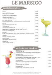 Menu Le Marsico