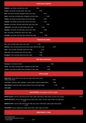 Menu Pizza Bruno - Les pizzas, burgers et salades,....