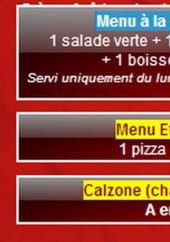 Menu Pizzeria Napoli - les menus