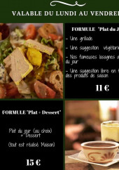 Menu Charlie's Cafe - Exemple de menu