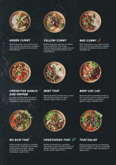 Menu Chez Emy - Les plats