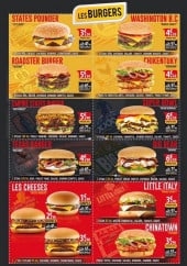 Menu States Burger - Les burgers