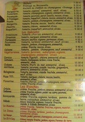 Menu Titi Pizza - les pizzas