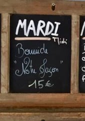 Menu La Table de Pol - Un extrait de la carte 
