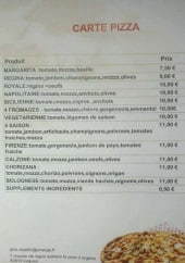 Menu La Toscane - La pizza