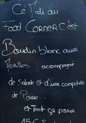 Menu Food Corner - Exemple de menu