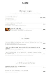 Menu La Pergolade - Les entrées, ravioles et végétarien et à partager ou pas