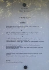 Menu Le Concorde - Entrées