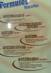 Menu Pizza Alain - Les formules 