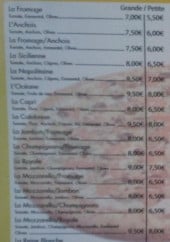 Menu Pizza Toinou - Les pizzas