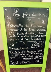 Menu Casa Valentino - Exemple des plats du jour