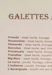 Menu Crêperie Cadet Rousselle - Les galettes suite