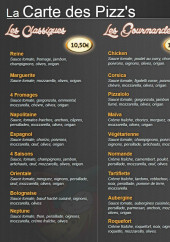 Menu La Tour de Pizz's - Les pizzas