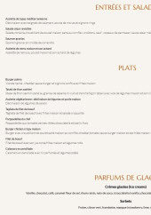 Menu Le Palma Plage - Les entrées, plats et salades,...