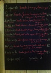 Menu Le provençal - Exemple de menu