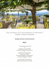 Menu Bastide de Tourtour - Les menus à 35€