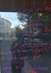 Menu Chez Jack & Potes - Exemple de menu