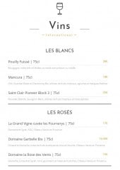 Menu The Fork & Beaver - Vins 