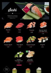 Menu Kyoto - Les sushis
