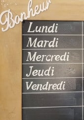 Menu La Panière - Un exemple de menu de la semaine