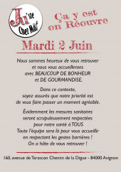 Menu Ju'ste Chez Moi - Exemple de menu