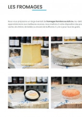 Menu Laiterie Gilbert - Les fromages