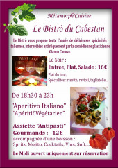 Menu Le Bistrot du Cabestan - L'ardoise