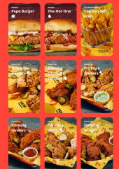 Menu Pepe Chicken - Menu burger et poulet frite