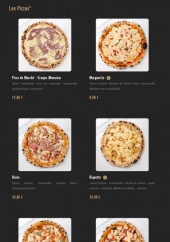 Menu Pizza Cosy - Les pizzas