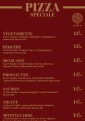 Menu Slice - Les pizzas spéciales