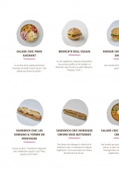 Menu La Mie Câline - Les sandwichs pages 2