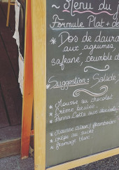 Menu Le café des Barrys - L'ardoise