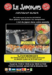 Menu Le Japonais - Carte et menu Le Japonais, Pertuis