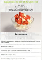 Menu Chez Félicien - Les entrées