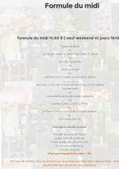 Menu Chez Félicien - La formule 14.50 € 