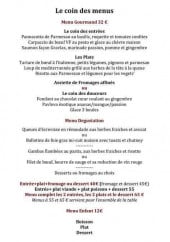 Menu Le Dix'Vin - Le coin des menus 