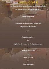 Menu Montmirail - Menu à 24€